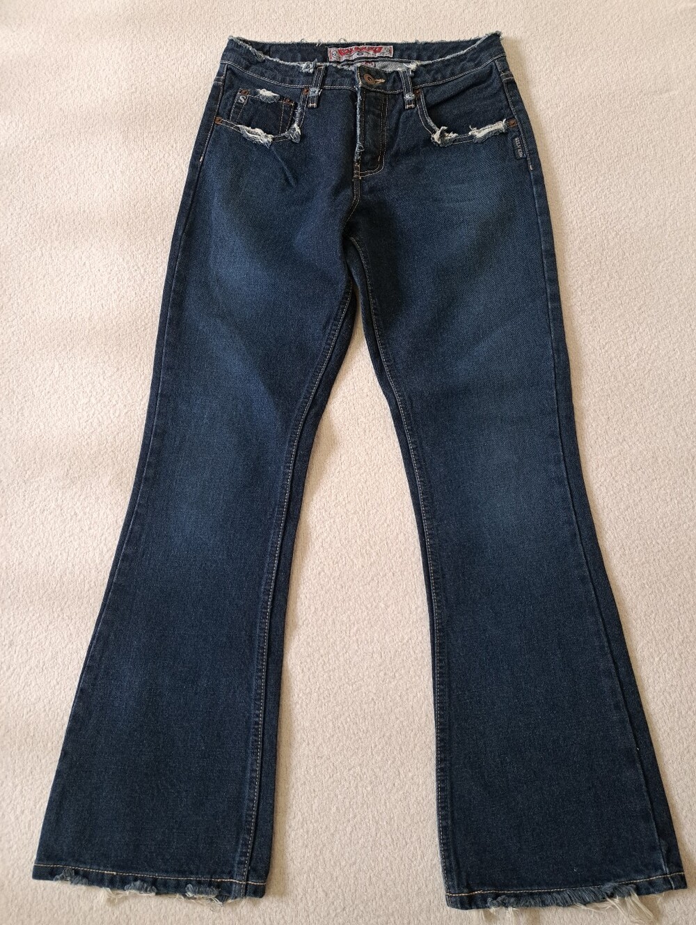 Vintage Silver Jeans Co. Made in Canada SAMPLE Flare Bootcut Jeans Size 28 Y2K